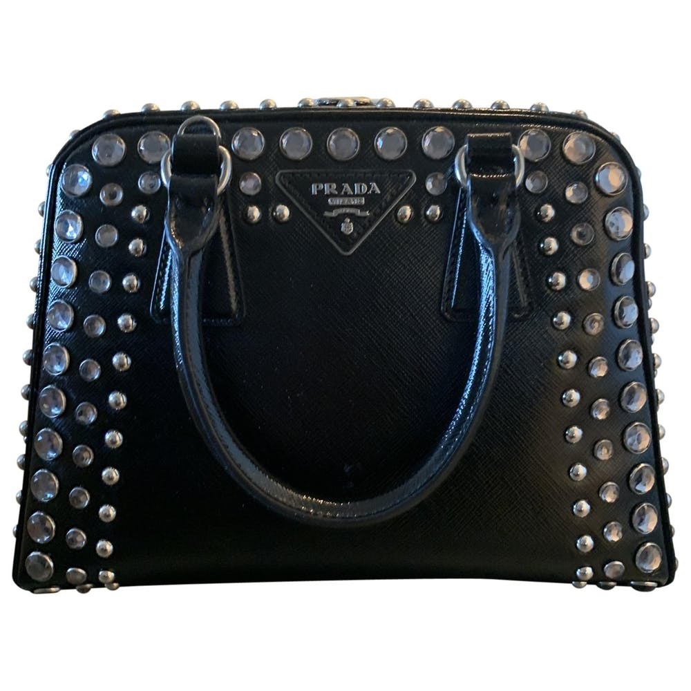 Authentic Prada Bag Patent Saffiano Leather